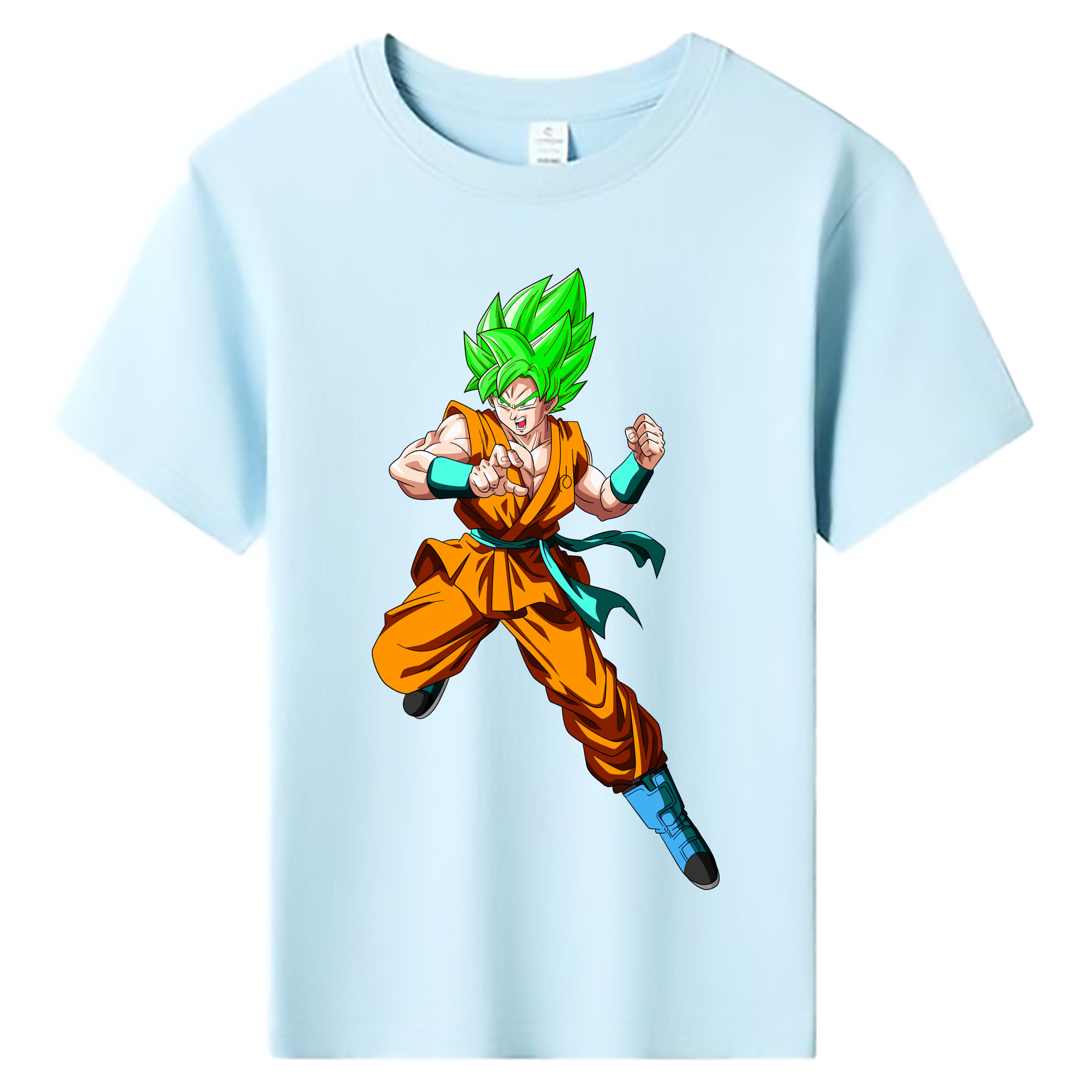 （画像用） ドラゴンボール 孫 悟飯（そんごはん）DRAGON BALL Son Gohan 綿100％キッズTシャツ（フロントプリント）